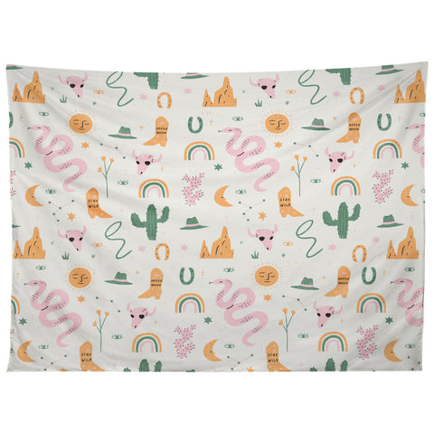 Charly Clements Wild West Pattern Tapestry