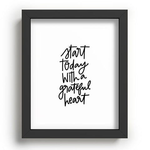 Chelcey Tate A Grateful Heart Recessed Framing Rectangle