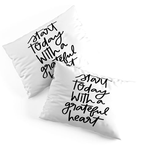 Chelcey Tate A Grateful Heart Pillow Shams