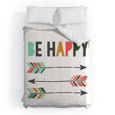 Chelcey Tate Be Happy Comforter