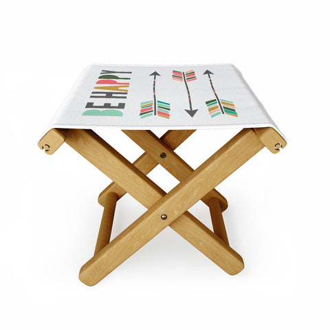 Chelcey Tate Be Happy Folding Stool