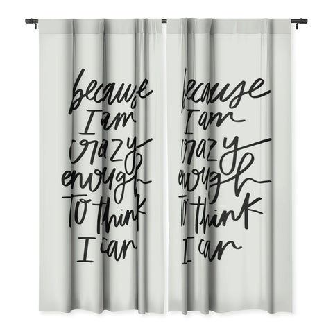 Chelcey Tate Because Im Crazy Enough To Think I Can Blackout Non Repeat