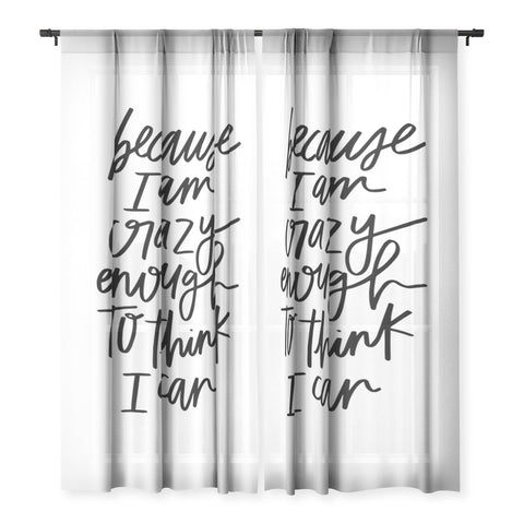 Chelcey Tate Because Im Crazy Enough To Think I Can Sheer Non Repeat