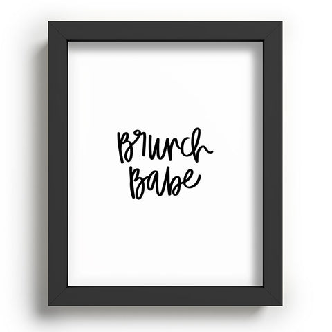 Chelcey Tate Brunch Babe BW Recessed Framing Rectangle