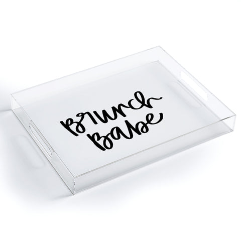 Chelcey Tate Brunch Babe BW Acrylic Tray