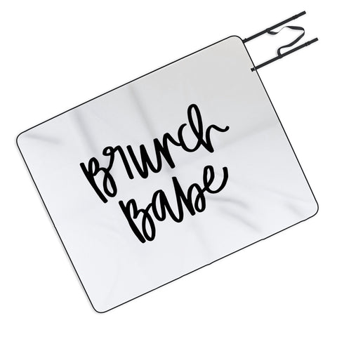 Chelcey Tate Brunch Babe BW Picnic Blanket