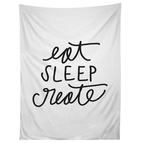 Chelcey Tate Eat Sleep Create Tapestry
