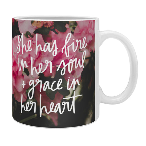 Chelcey Tate Grace In Her Heart Floral Coffee Mug
