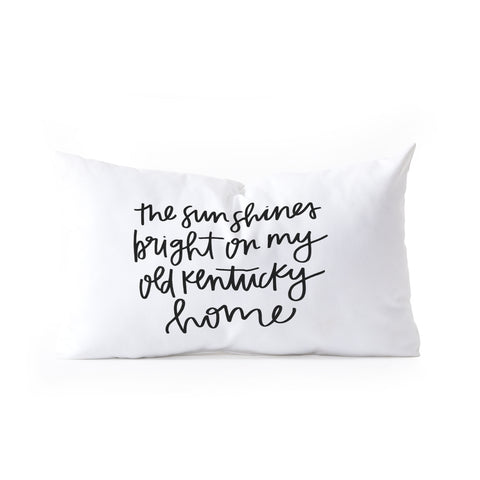 Chelcey Tate My Old Kentucky Home Oblong Throw Pillow