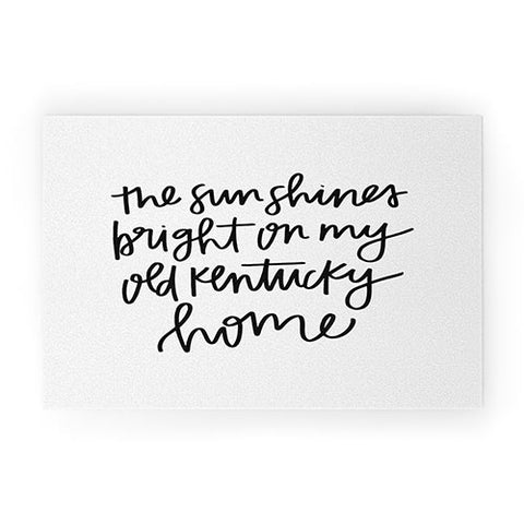 Chelcey Tate My Old Kentucky Home Welcome Mat