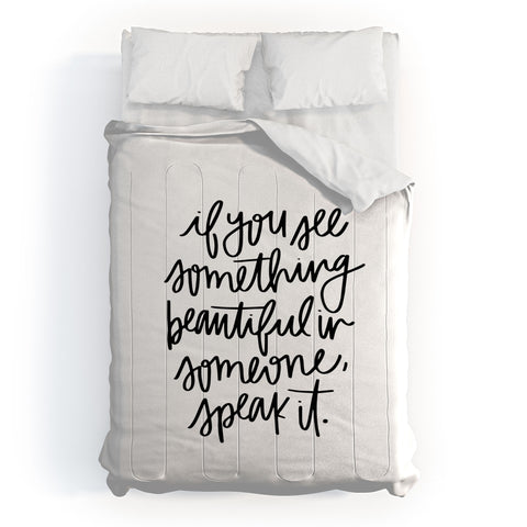 Chelcey Tate Speak It Comforter