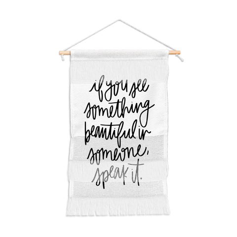 Chelcey Tate Speak It Wall Hanging Portrait