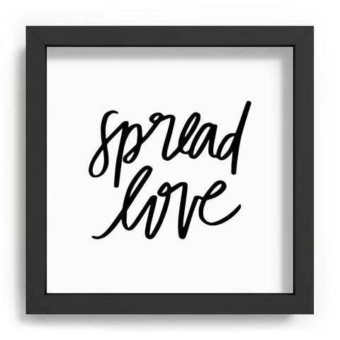 Chelcey Tate Spread Love BW Recessed Framing Square