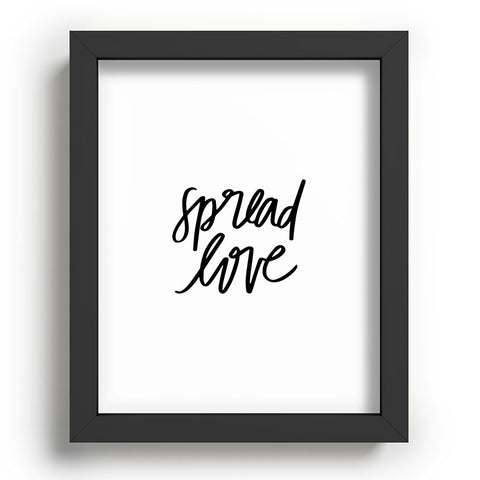 Chelcey Tate Spread Love BW Recessed Framing Rectangle