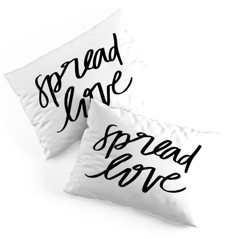 Chelcey Tate Spread Love BW Pillow Shams