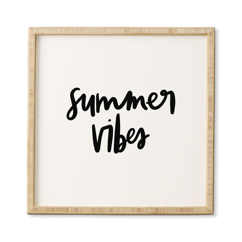 Chelcey Tate Summer Vibes Framed Wall Art