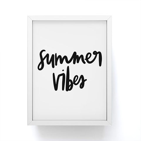 Chelcey Tate Summer Vibes Framed Mini Art Print