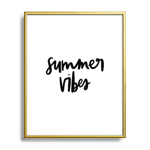 Chelcey Tate Summer Vibes Metal Framed Art Print