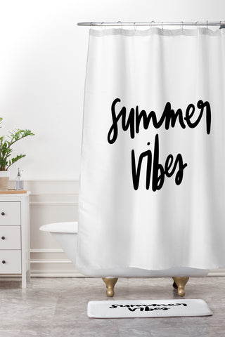 Chelcey Tate Summer Vibes Shower Curtain And Mat