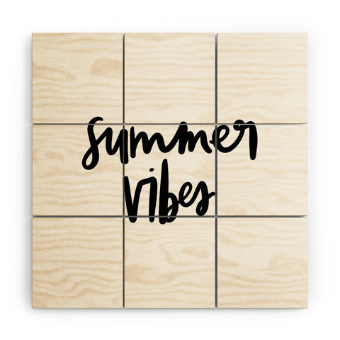 Chelcey Tate Summer Vibes Wood Wall Mural