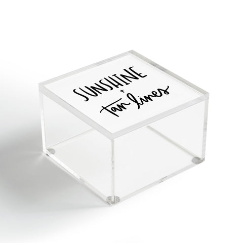 Chelcey Tate Sunshine And Tan Lines Acrylic Box