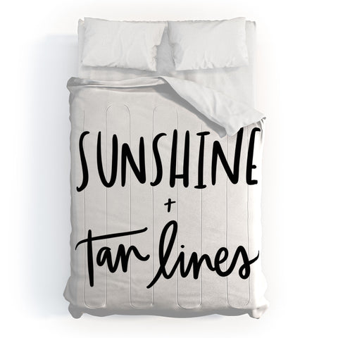Chelcey Tate Sunshine And Tan Lines Comforter