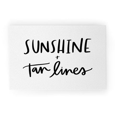 Chelcey Tate Sunshine And Tan Lines Welcome Mat