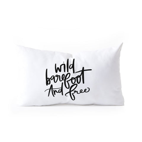 Chelcey Tate Wild Barefoot And Free Oblong Throw Pillow