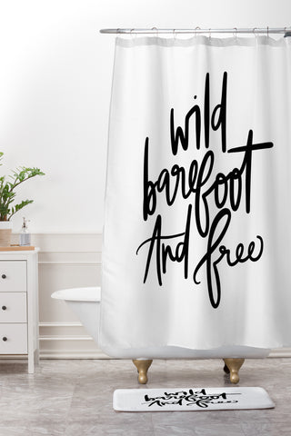 Chelcey Tate Wild Barefoot And Free Shower Curtain And Mat