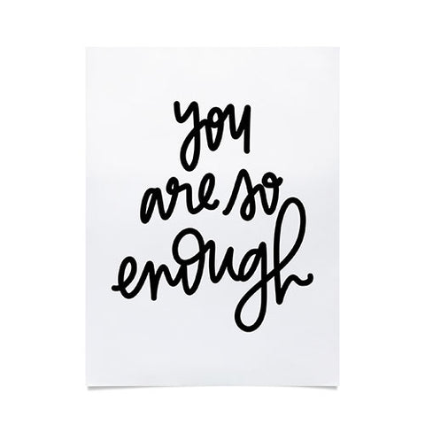 Chelcey Tate You Are So Enough Poster