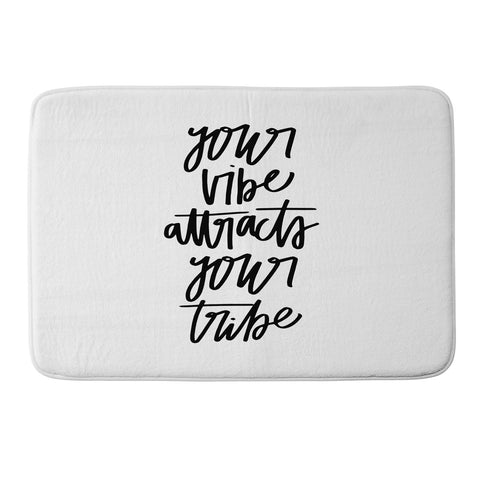 Chelcey Tate Your Vibe Attracts Your Tribe Memory Foam Bath Mat