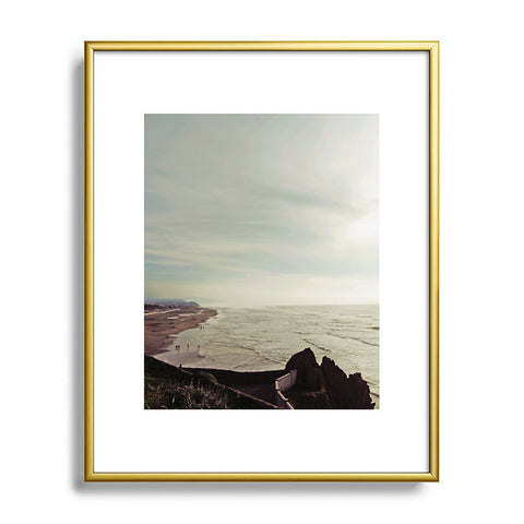 Chelsea Victoria A Day At The Beach Metal Framed Art Print