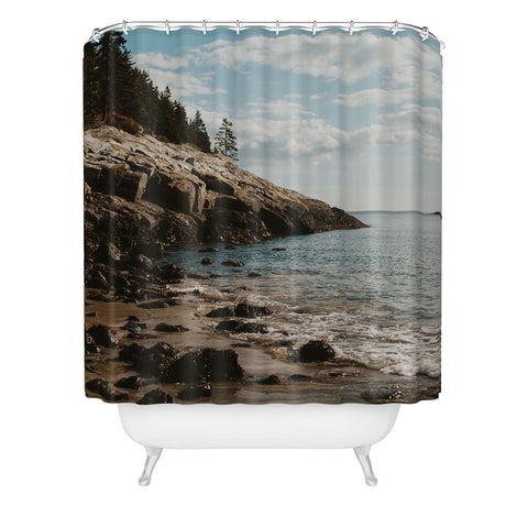 Chelsea Victoria A Day In Maine Shower Curtain