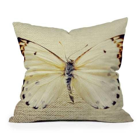 Chelsea Victoria All White Throw Pillow