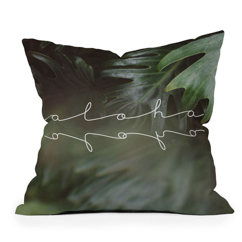 Chelsea Victoria Aloha Aloha Throw Pillow