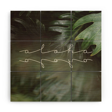 Chelsea Victoria Aloha Aloha Wood Wall Mural