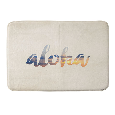 Chelsea Victoria Aloha Hawaii Memory Foam Bath Mat