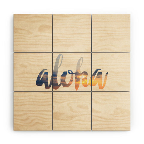 Chelsea Victoria Aloha Hawaii Wood Wall Mural