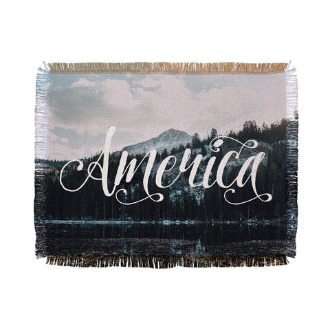 Chelsea Victoria American Beauty Throw Blanket