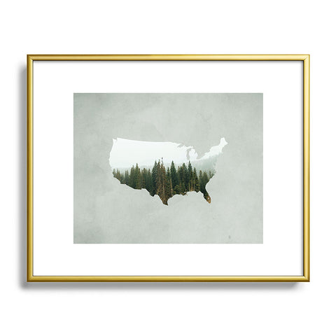 Chelsea Victoria American Landscape Metal Framed Art Print