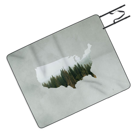 Chelsea Victoria American Landscape Picnic Blanket