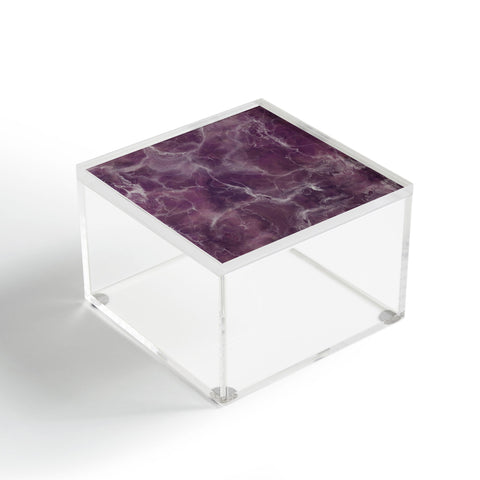 Chelsea Victoria Amethyst Marble Acrylic Box