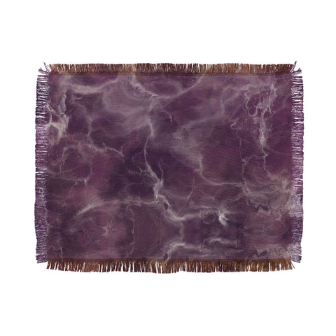 Chelsea Victoria Amethyst Marble Throw Blanket