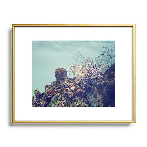 Chelsea Victoria Aqua Life Metal Framed Art Print