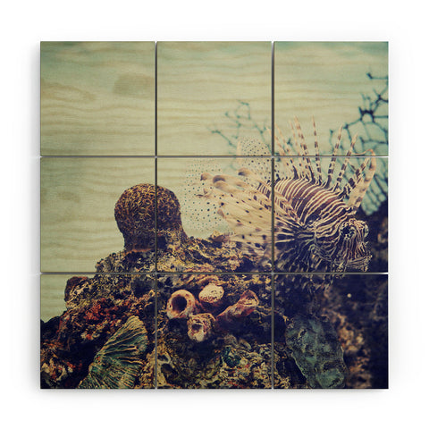 Chelsea Victoria Aqua Life Wood Wall Mural