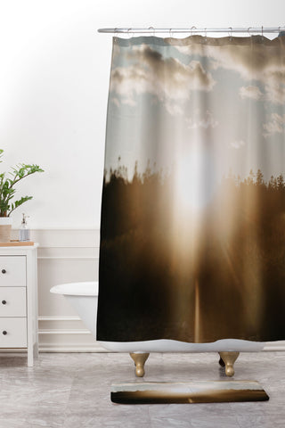 Chelsea Victoria Autumn Sunsets Shower Curtain And Mat