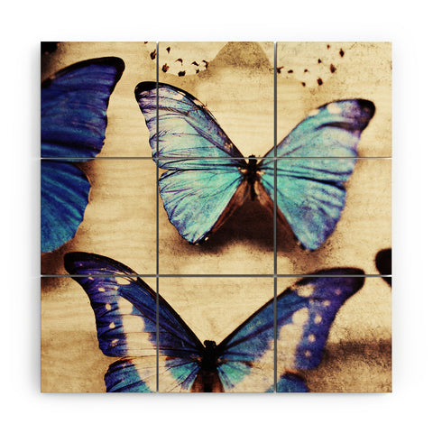 Chelsea Victoria Blue Blue Wood Wall Mural