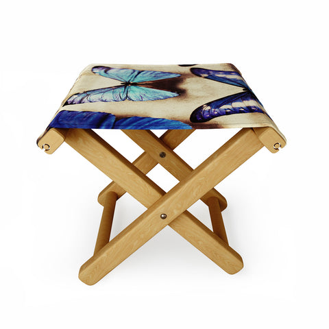 Chelsea Victoria Blue Jeans Folding Stool