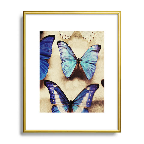 Chelsea Victoria Blue Jeans Metal Framed Art Print