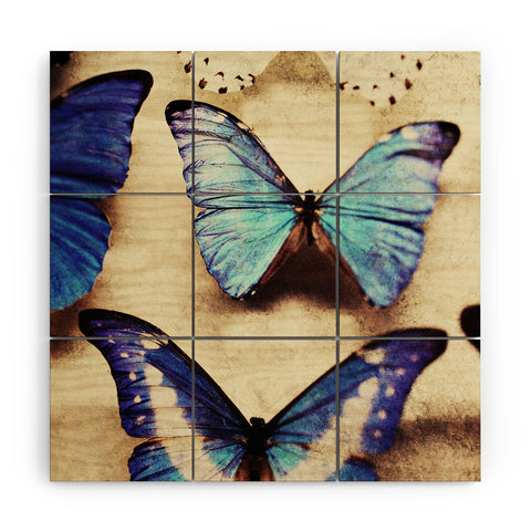 Chelsea Victoria Blue Jeans Wood Wall Mural